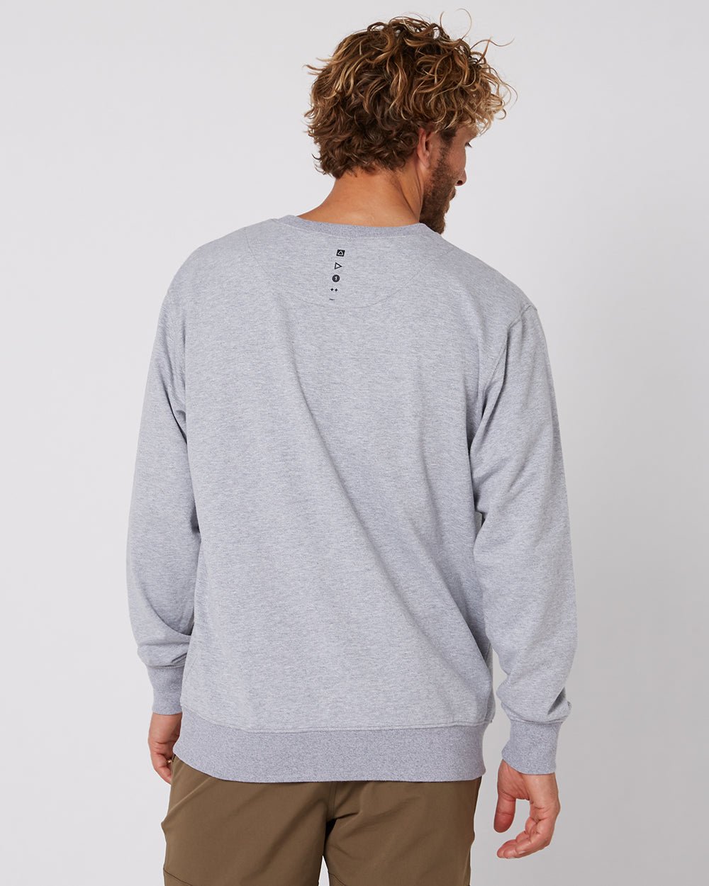 Fashion FOLLOW Couch Crew grey heather