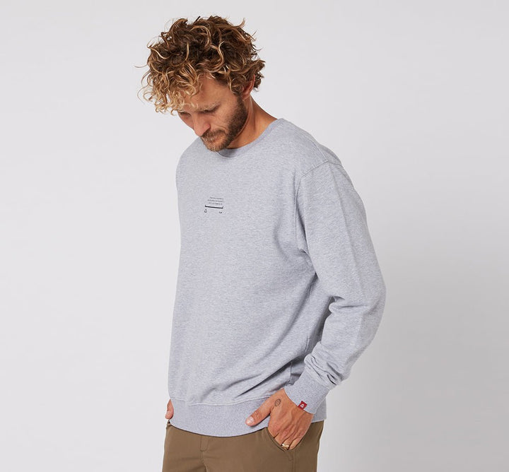 Fashion FOLLOW Couch Crew grey heather