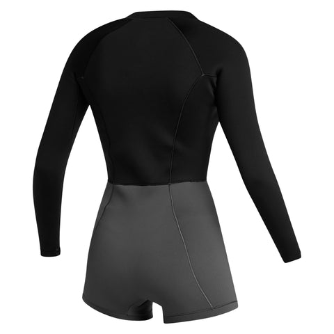 Wetsuit & Protection Mystic Lunar Longarm Shorty 2/2mm Fzip