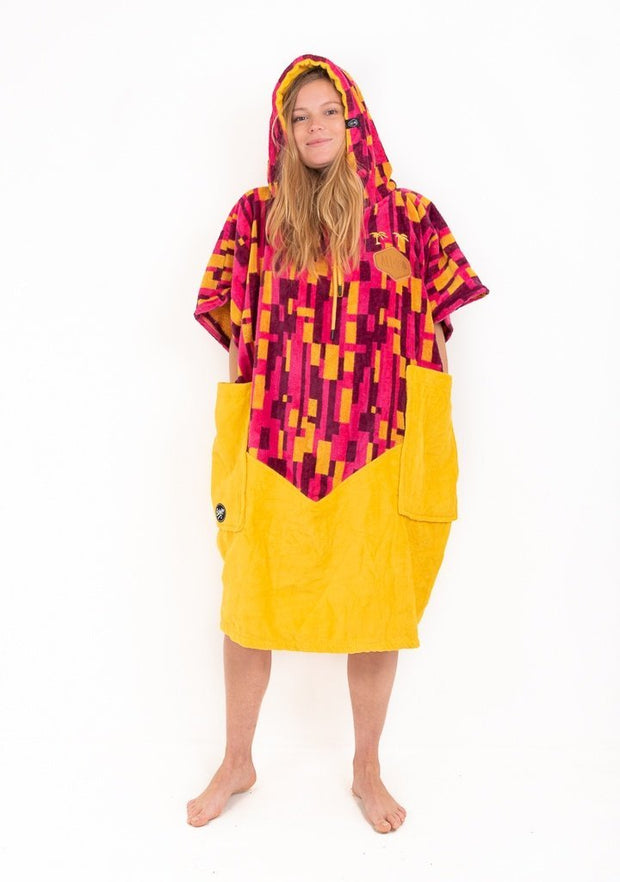 Accessories ALL-IN V Poncho Bibumpy Jacquad Viola/Sun