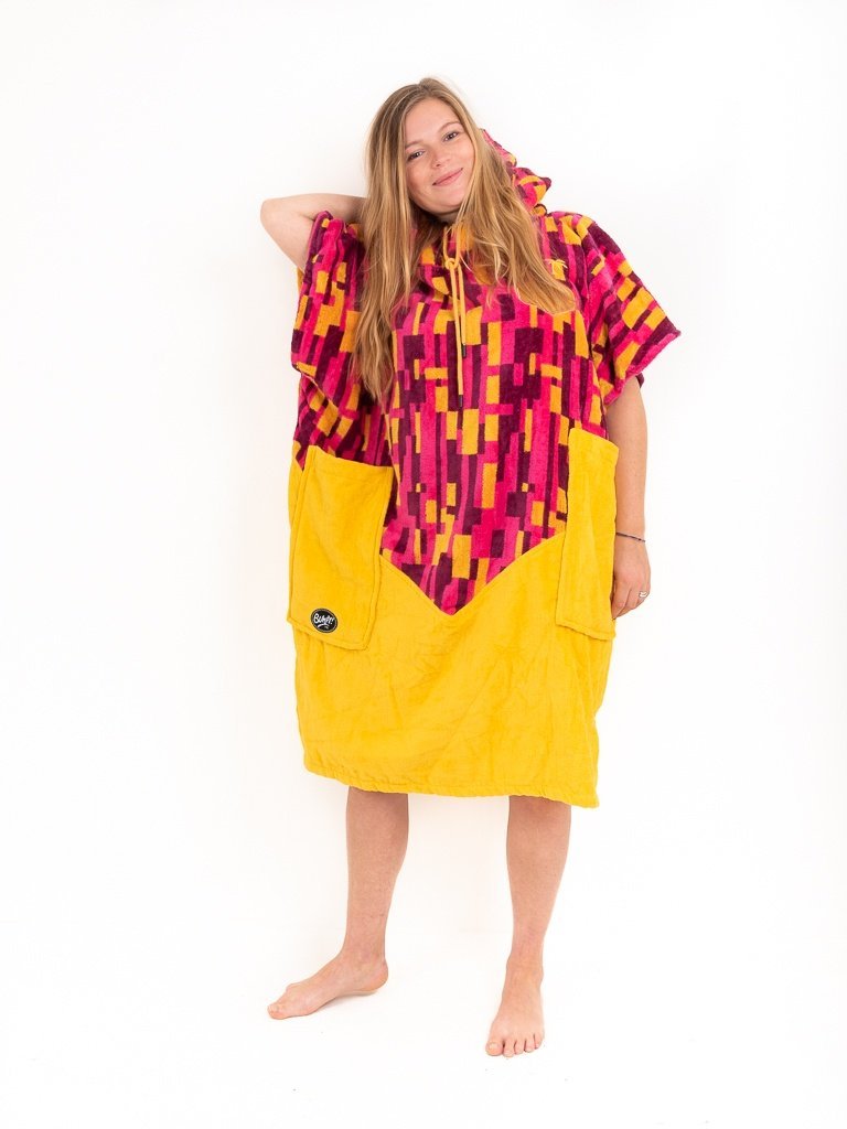 Accessories ALL-IN V Poncho Bibumpy Jacquad Viola/Sun